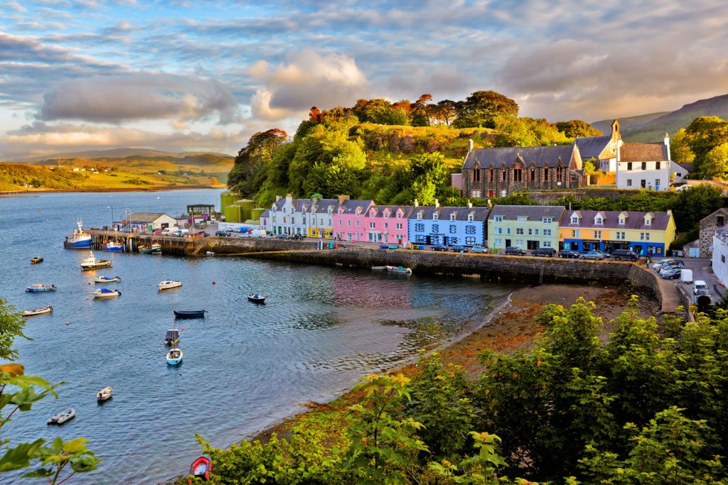 Portree , Großbritannien