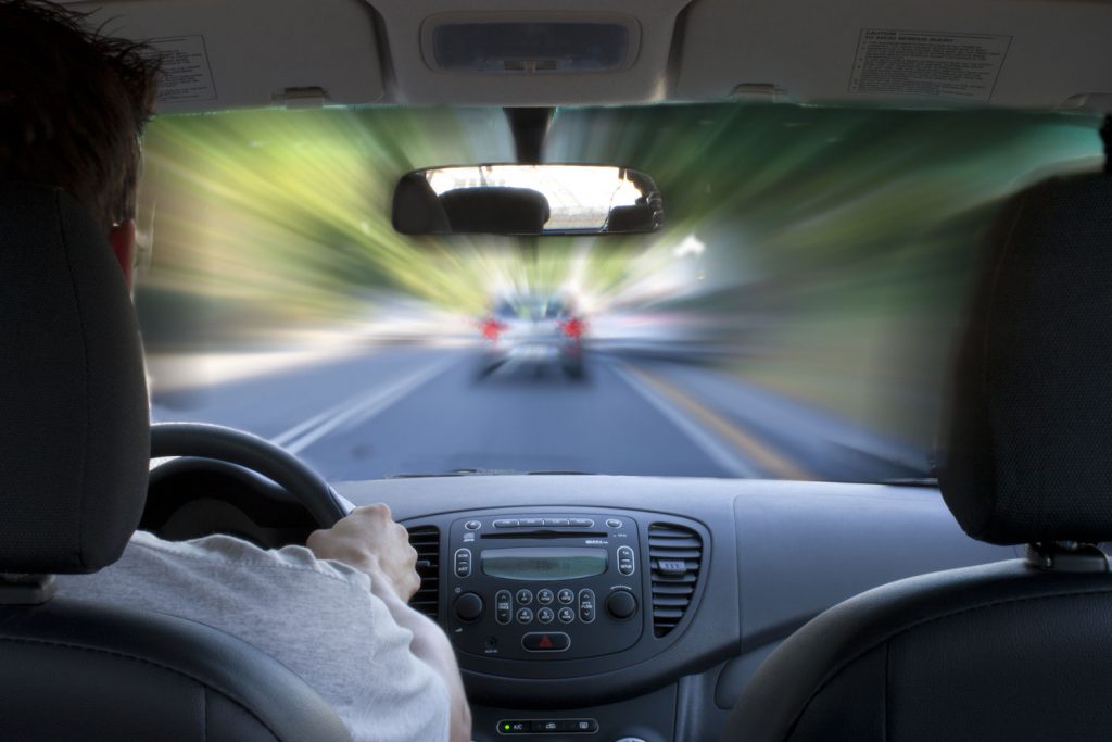 Zu schnelles Fahren (bis 20 km/h)
