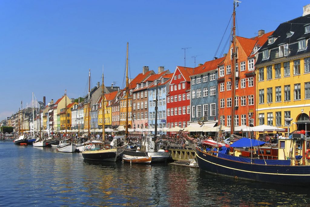 Dänische Hafenstadt Kopenhagen