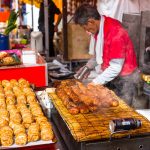 Ein japanischer Street-Food-Stand