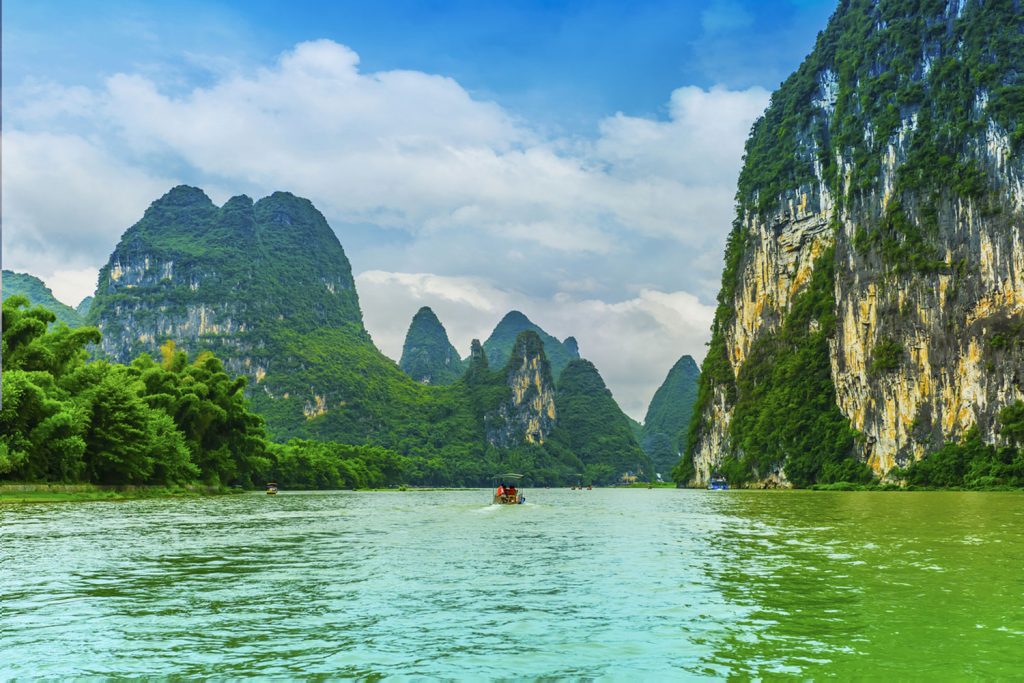 Eine Bootstour auf dem Li Jang