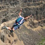 Base Jumping von der Perrine Bridge