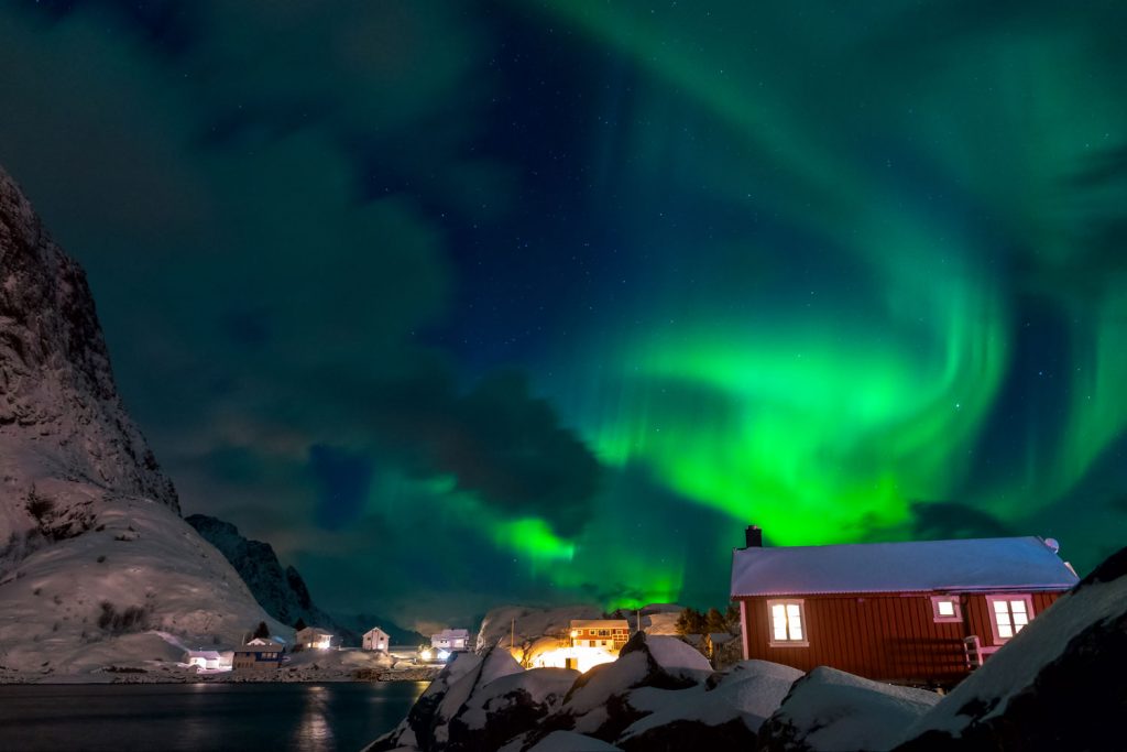 Nördliche Polargebiete: Aurora borealis