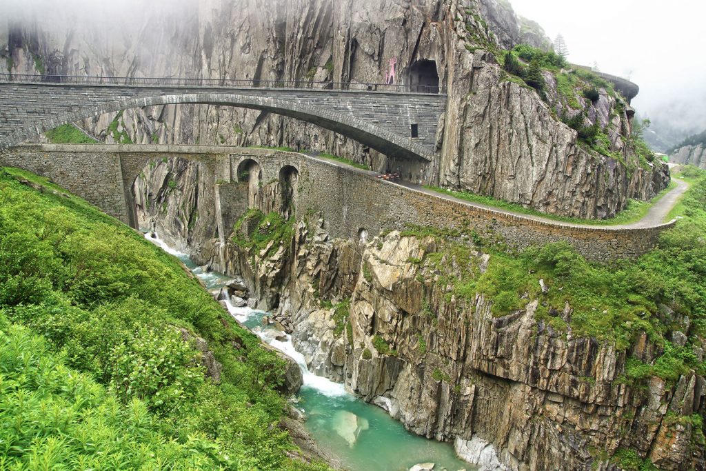 Teufelsbrücke in Andermatt