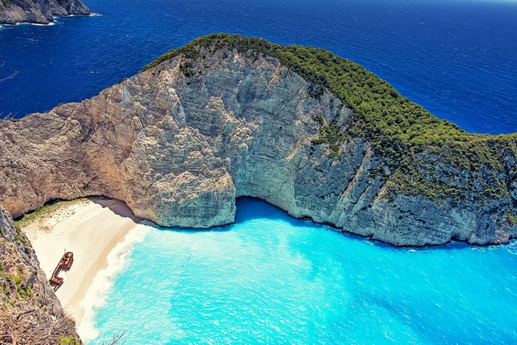 Navagiobucht auf Zakynthos