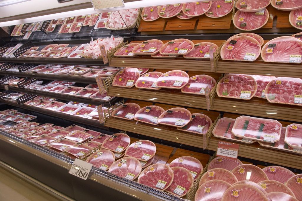 Abgepacktes Fleisch
