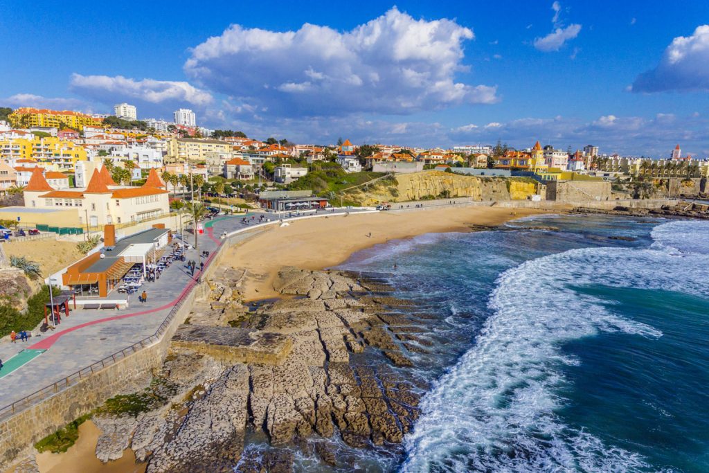 An den Strand von Cascais