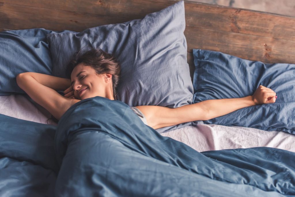 Das Bett...