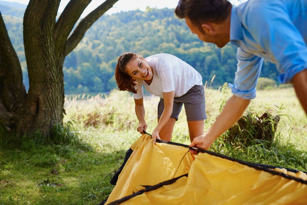 Camping als Pärchen-Ferien
