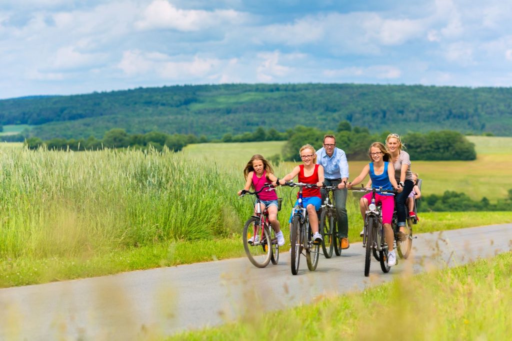 Fahrradfahren...