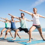 Yoga am Strand