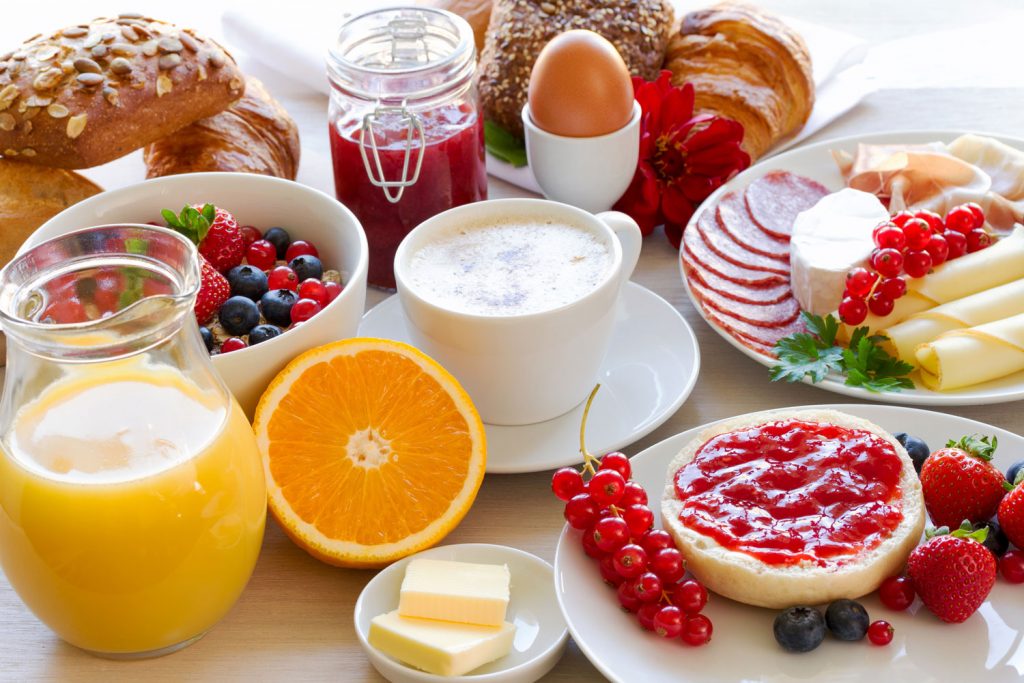 Frühstück inklusive