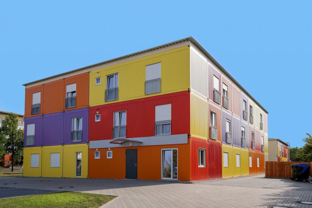 In der Flüchtlingsunterkunft