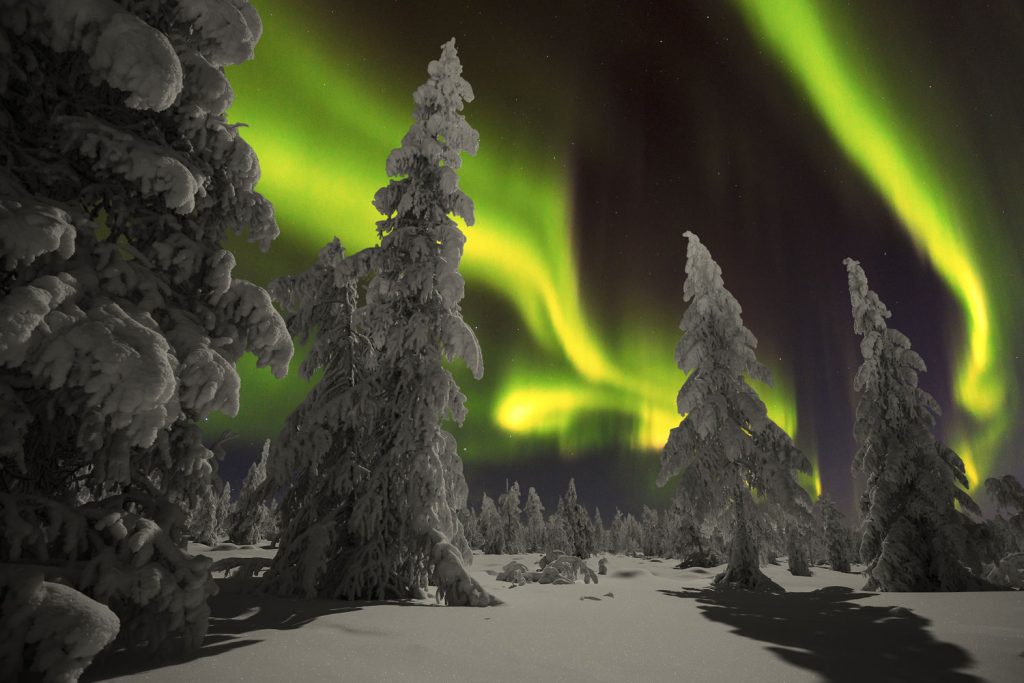 Tanzende Nordlichter