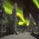 Tanzende Nordlichter