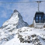 Hoch hinauf mit der Seilbahn