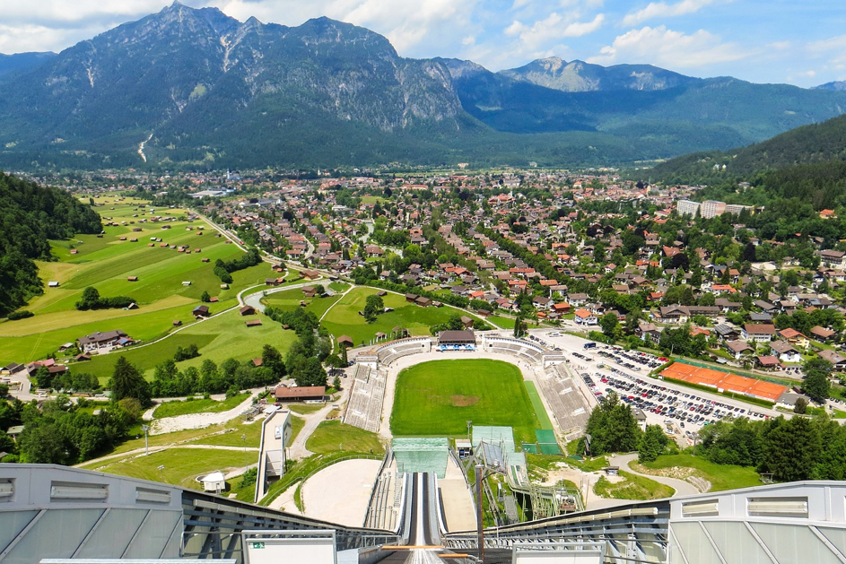 Blick auf Garmisch-Patenkirchen