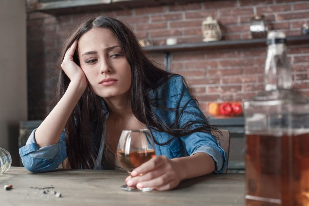 Je mehr Alkohol sie verarbeiten muss...