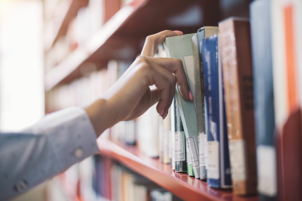Und diese Bücher...