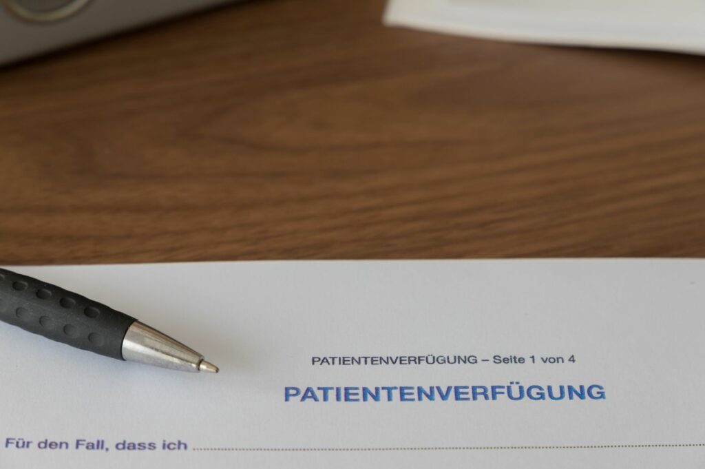 Mit einer Patientenverfügung...