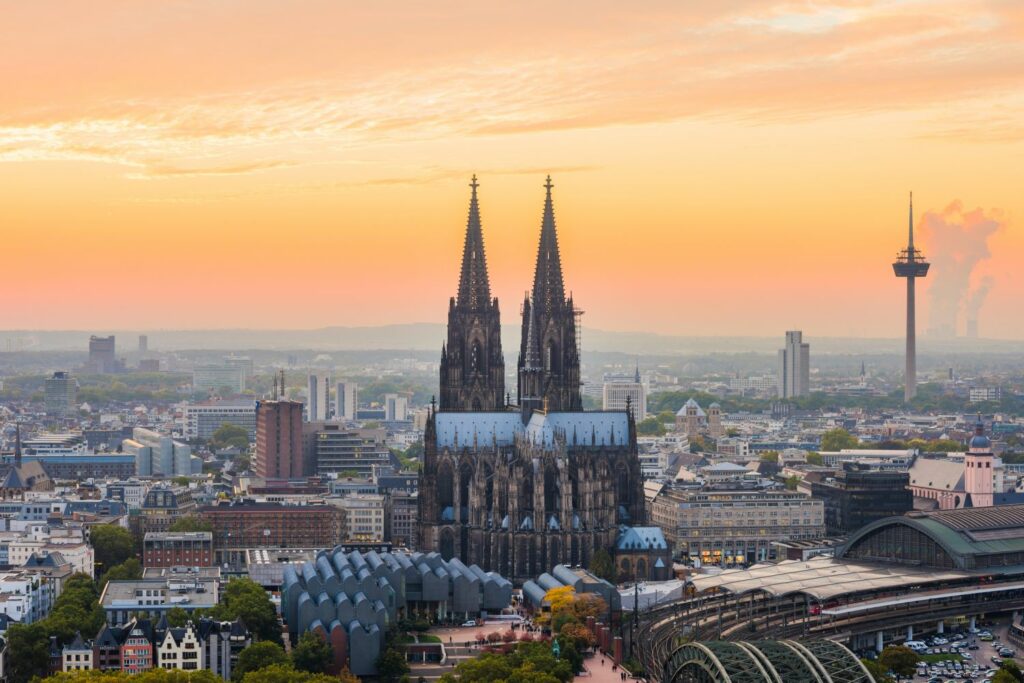 Der Kölner Dom...