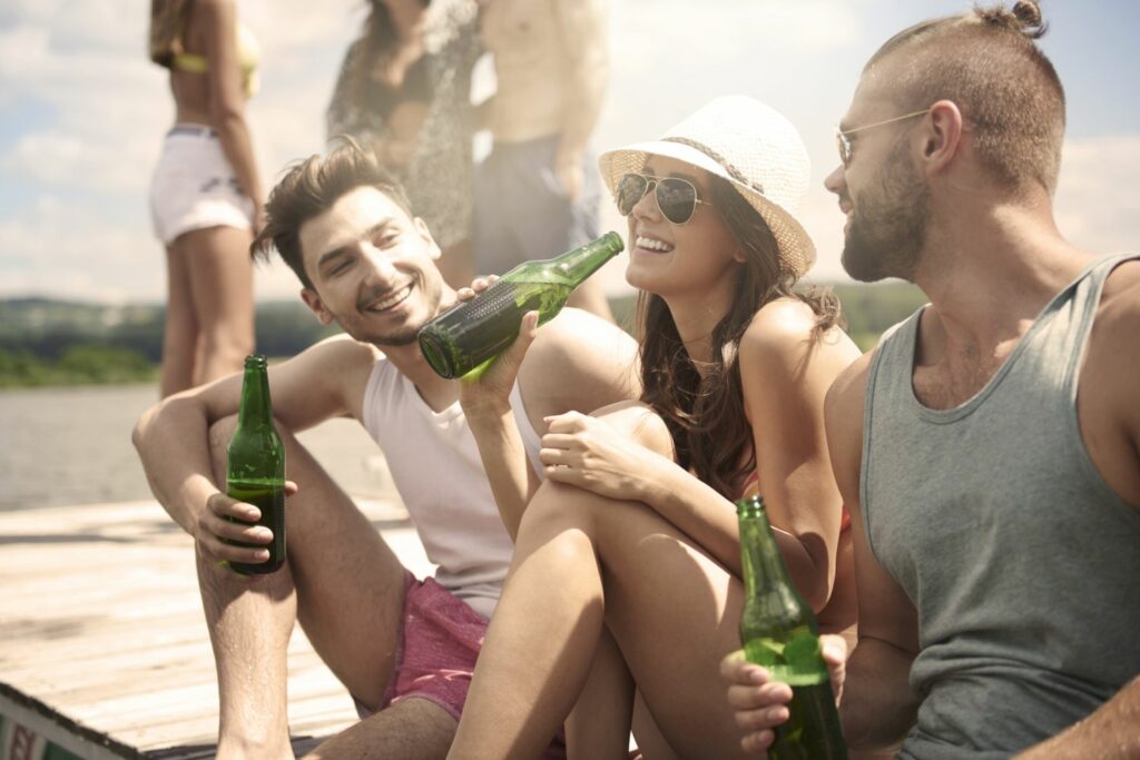 Kein Alkohol vor dem Schwimmen