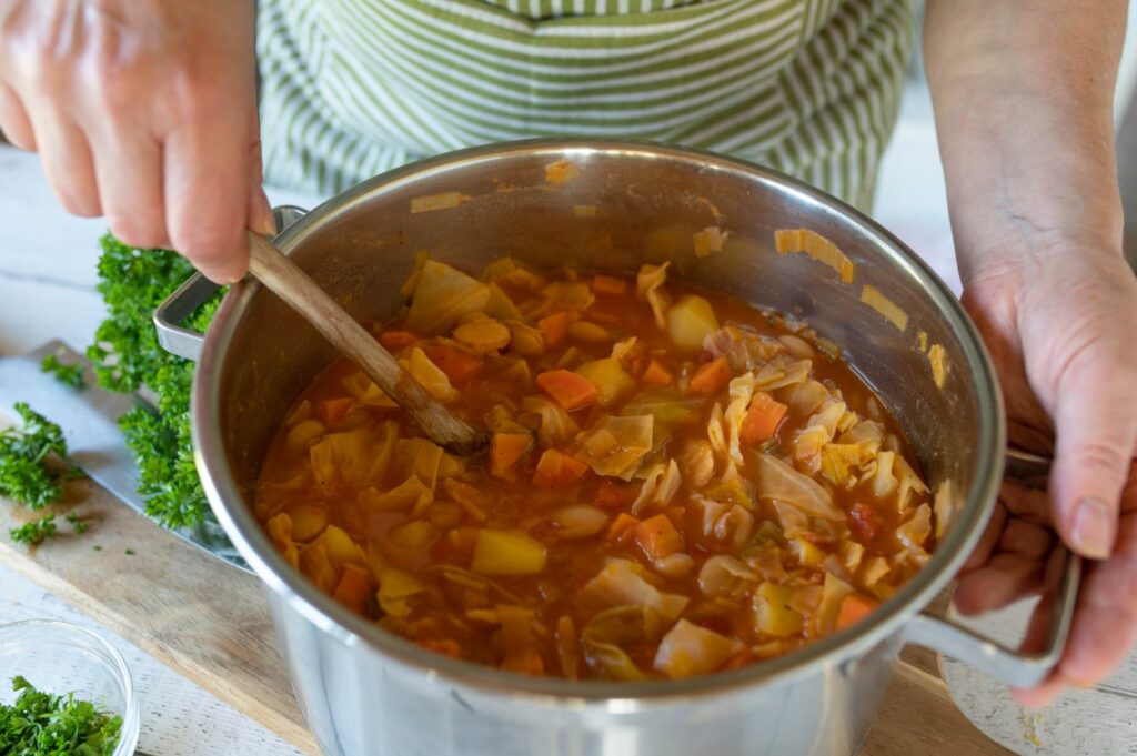 Gemüsesuppe...